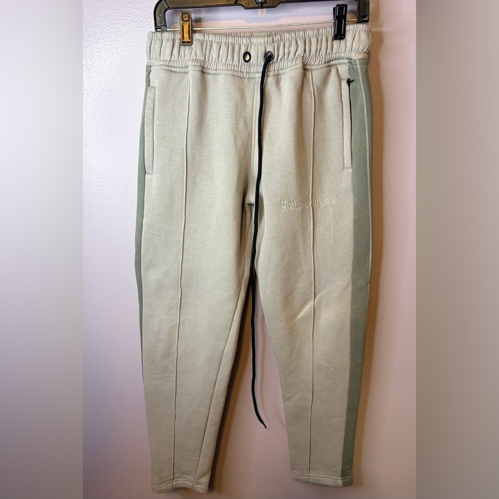 Palm Angels Mens Gray Jogger Sweatpants Medium Italy Streetwear‎ Track Pants
